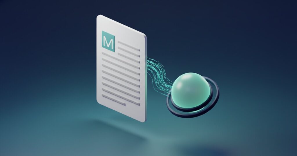 llms.txt 작성법 가이드 — AI 검색 최적화를 위한 마크다운 문서 구조 일러스트